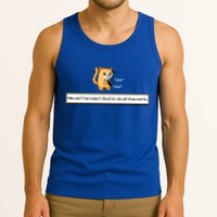 We Cant Expect God To Do All The Work Cat Click Click Tank Top