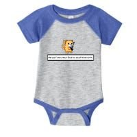 We Cant Expect God To Do All The Work Cat Click Click Infant Baby Jersey Bodysuit