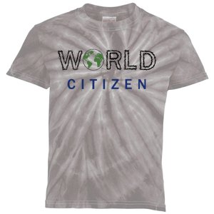 World Citizen Earth Day Global T Gift Kids Tie-Dye T-Shirt