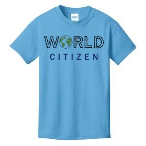 World Citizen Earth Day Global T Gift Kids T-Shirt