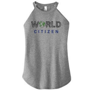 World Citizen Earth Day Global T Gift Women's Perfect Tri Rocker Tank