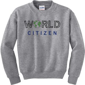 World Citizen Earth Day Global T Gift Kids Sweatshirt