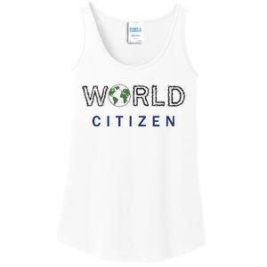 World Citizen Earth Day Global T Gift Ladies Essential Tank