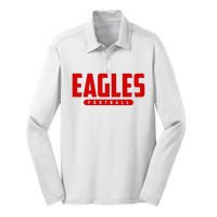 West Craven Eagles Football Silk Touch Performance Long Sleeve Polo