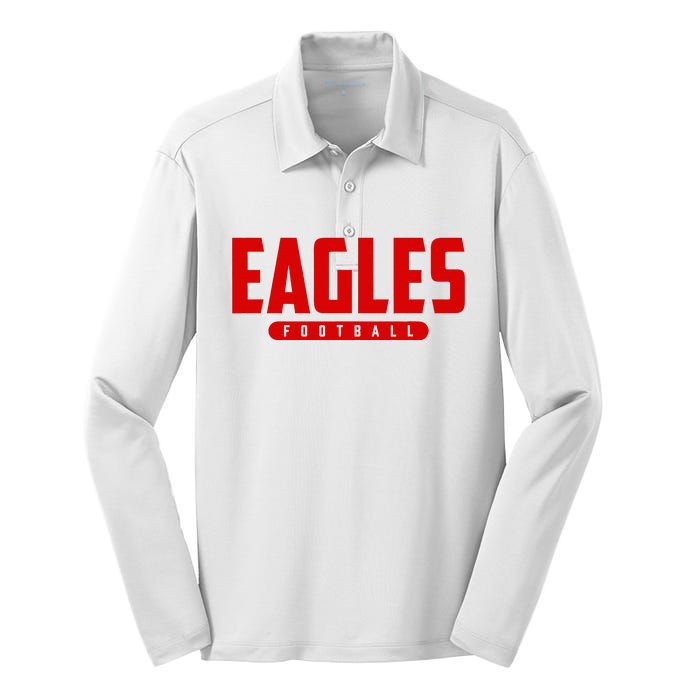 West Craven Eagles Football Silk Touch Performance Long Sleeve Polo