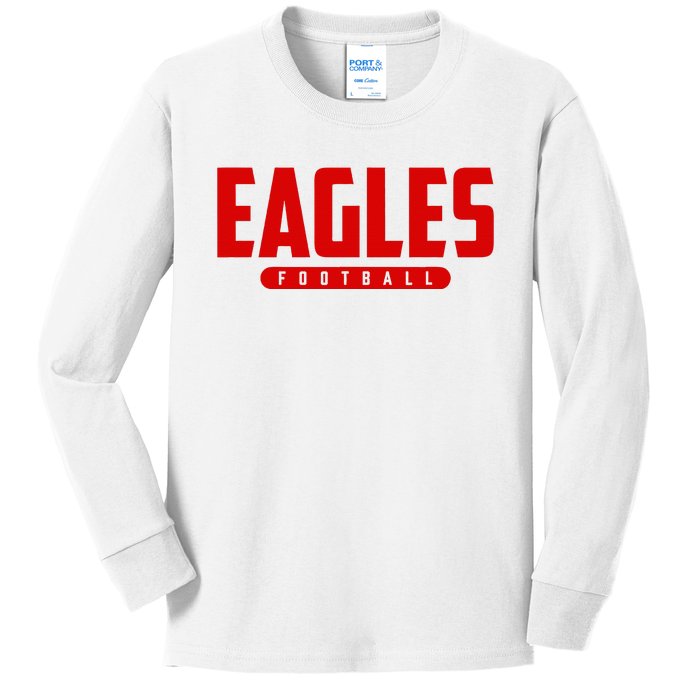 West Craven Eagles Football Kids Long Sleeve Shirt