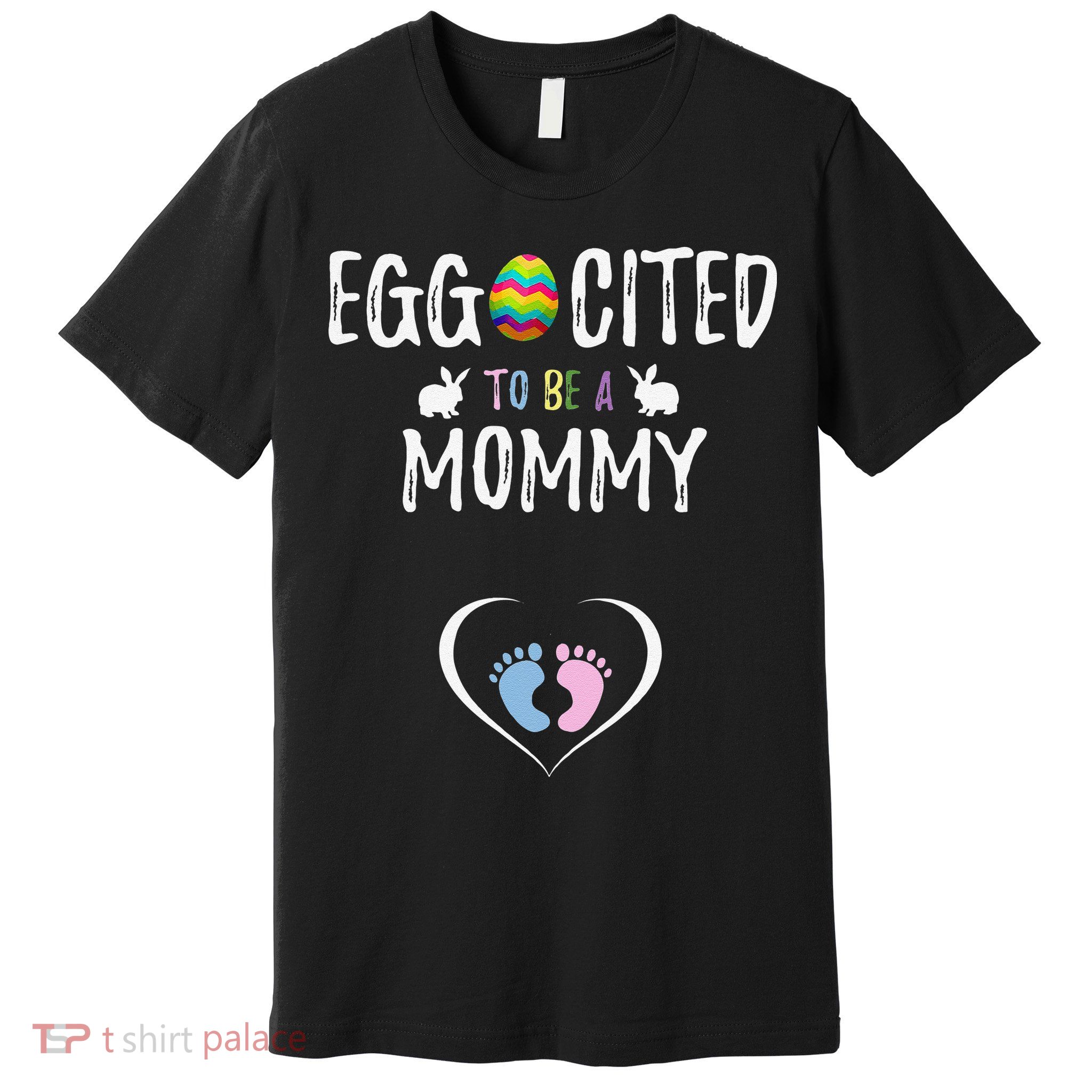Womens Cute Easter Pregnancy Announcement Gift Premium T-Shirt