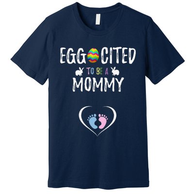 Womens Cute Easter Pregnancy Announcement Gift Premium T-Shirt