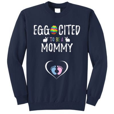 Womens Cute Easter Pregnancy Announcement Gift Tall Sweatshirt