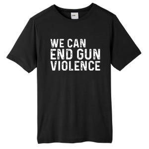 We Can End Gun Violence Awareness Orange #Enough Tall Fusion ChromaSoft Performance T-Shirt