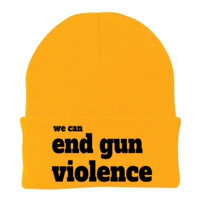 We Can End Gun Violence Knit Cap Winter Beanie