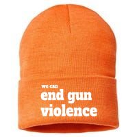 We Can End Gun Violence Sustainable Knit Beanie