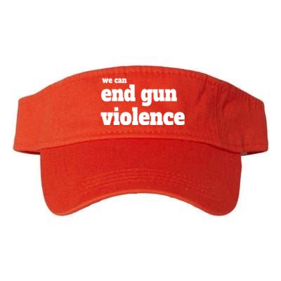 We Can End Gun Violence Valucap Bio-Washed Visor