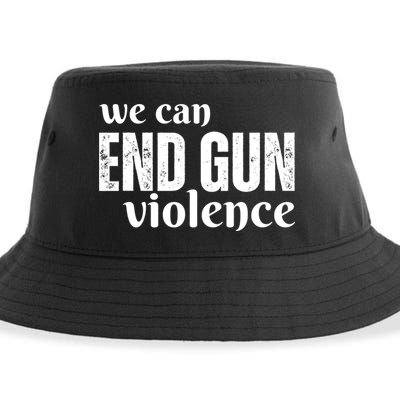 We Can End Gun Violence Sustainable Bucket Hat