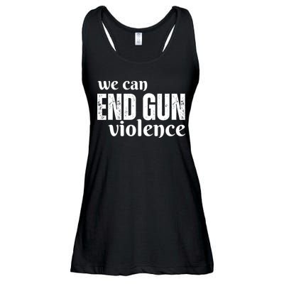 We Can End Gun Violence Ladies Essential Flowy Tank