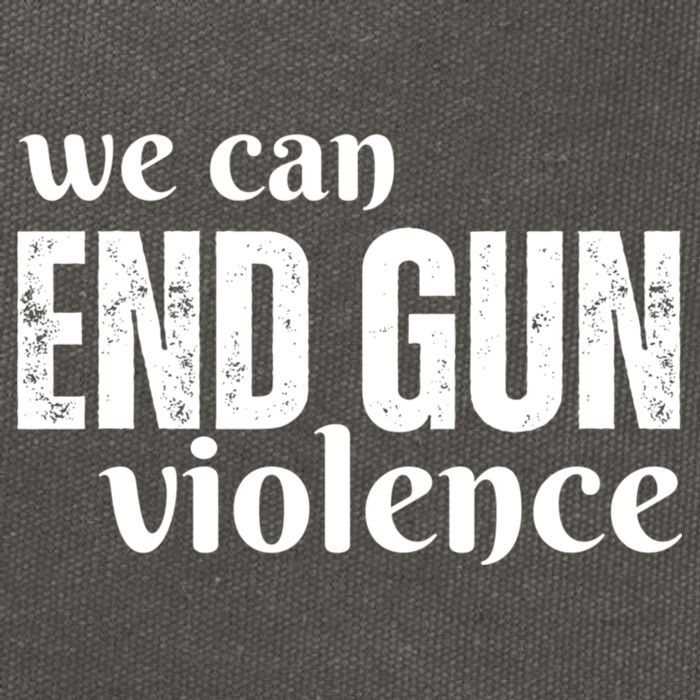 We Can End Gun Violence Cotton Canvas Backpack