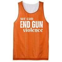 We Can End Gun Violence Mesh Reversible Basketball Jersey Tank