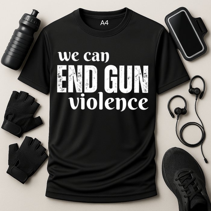We Can End Gun Violence Cooling Performance Crew T-Shirt