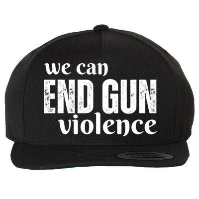 We Can End Gun Violence Wool Snapback Cap