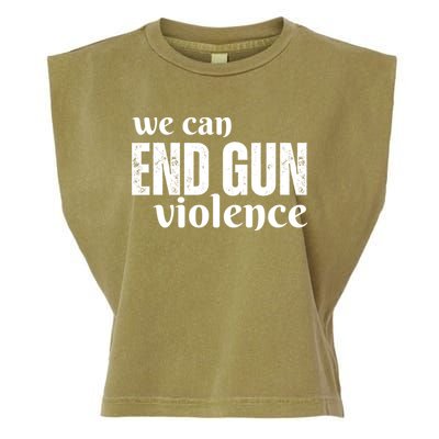 We Can End Gun Violence Garment-Dyed Women's Muscle Tee