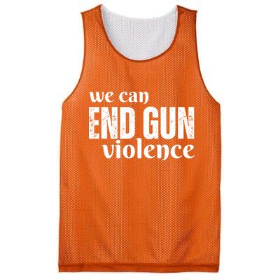 We Can End Gun Violence Mesh Reversible Basketball Jersey Tank