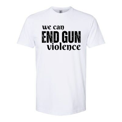 We Can End Gun Violence Softstyle® CVC T-Shirt