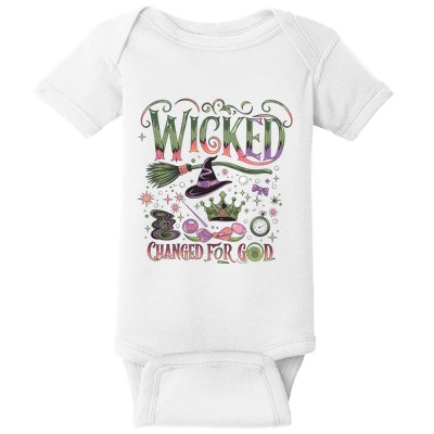 Wick Changed For God Wizard Witch Baby Bodysuit