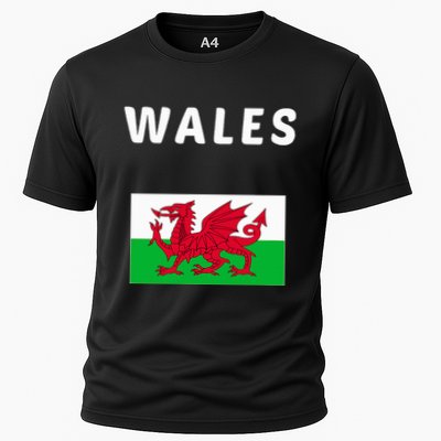 Wales Cymru Flag Souvenir Gift Cardiff Welsh Performance Shirt