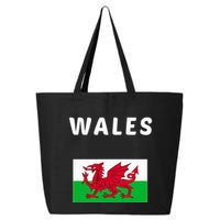 Wales Cymru Flag Souvenir Gift Cardiff Welsh 25L Jumbo Tote