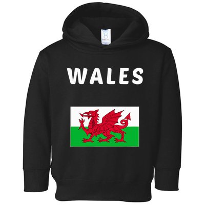 Wales Cymru Flag Souvenir Gift Cardiff Welsh Toddler Hoodie