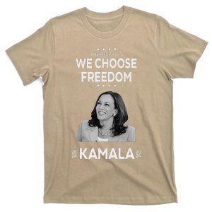 We Choose Freedom Vote Kamala Harris For President 2024 T-Shirt