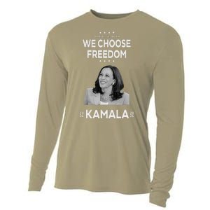 We Choose Freedom Vote Kamala Harris For President 2024 Cooling Performance Long Sleeve Crew