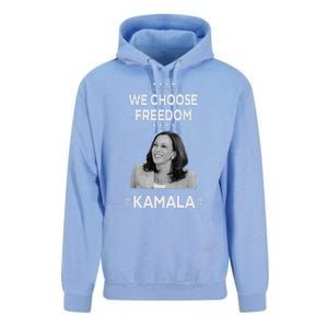 We Choose Freedom Vote Kamala Harris For President 2024 Unisex Surf Hoodie