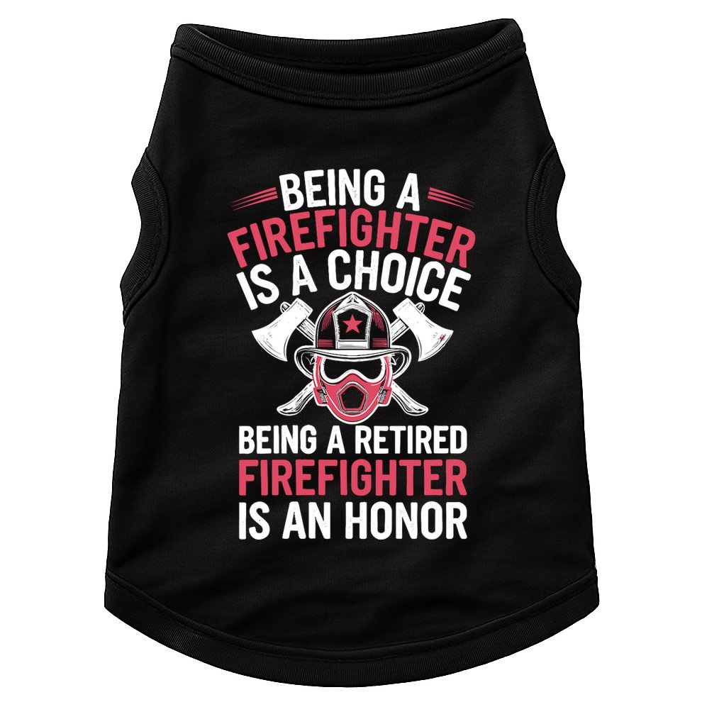 Womens Cool Firefighter Design For Men Women Firemen Firefighter Doggie Tank