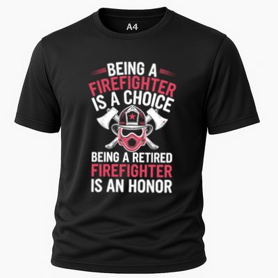 Womens Cool Firefighter Design For Men Women Firemen Firefighter Performance Shirt