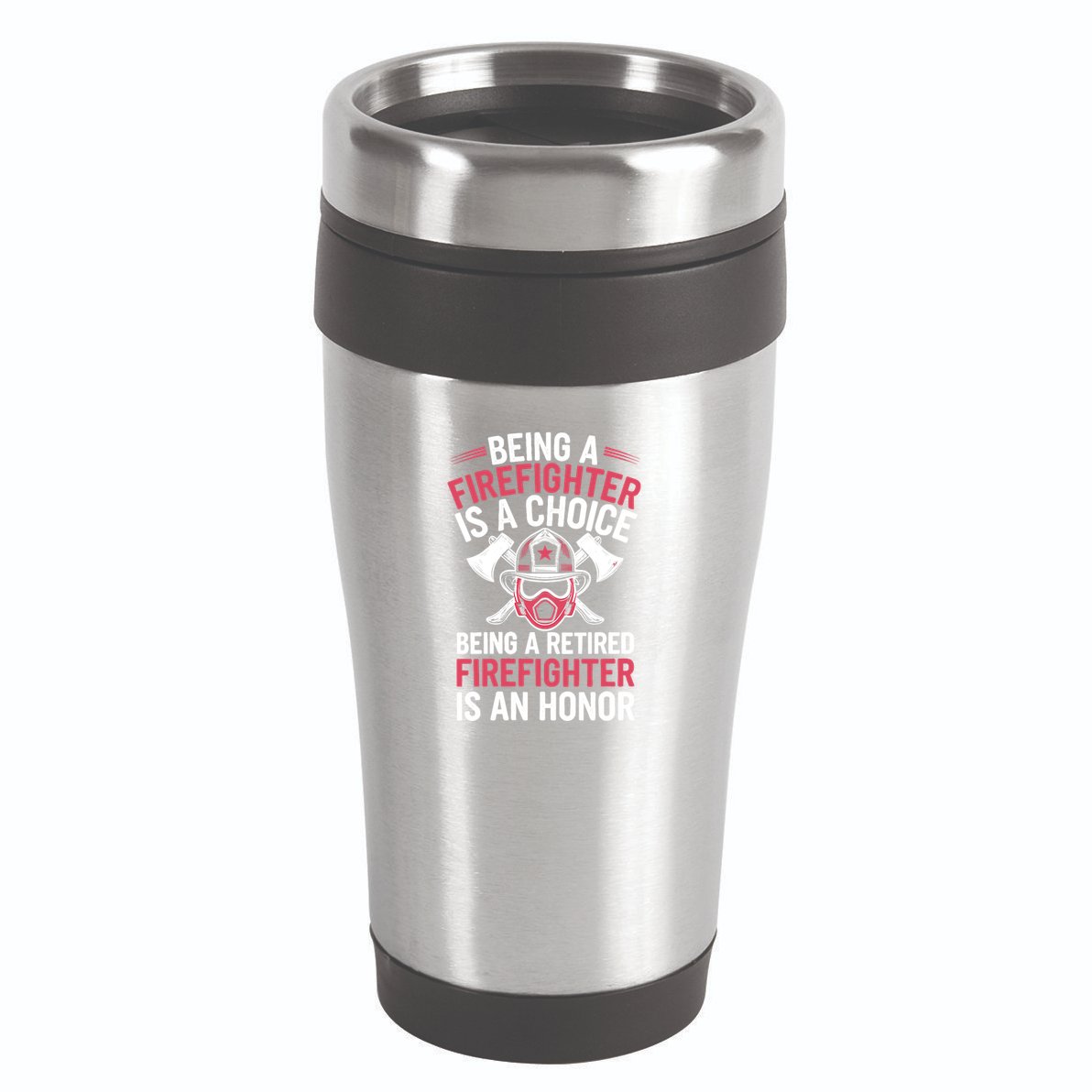 Womens Cool Firefighter Design For Men Women Firemen Firefighter 16oz Travel Tumbler