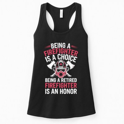 Womens Cool Firefighter Design For Men Women Firemen Firefighter Womens Tank Top