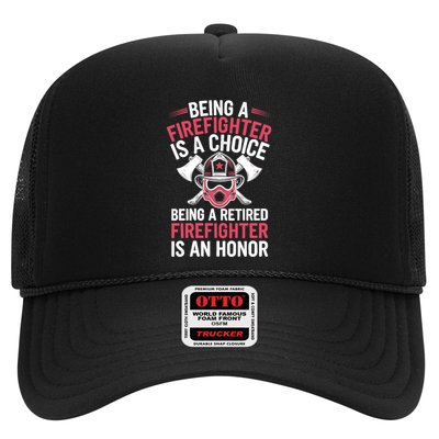 Womens Cool Firefighter Design For Men Women Firemen Firefighter Trucker Hat