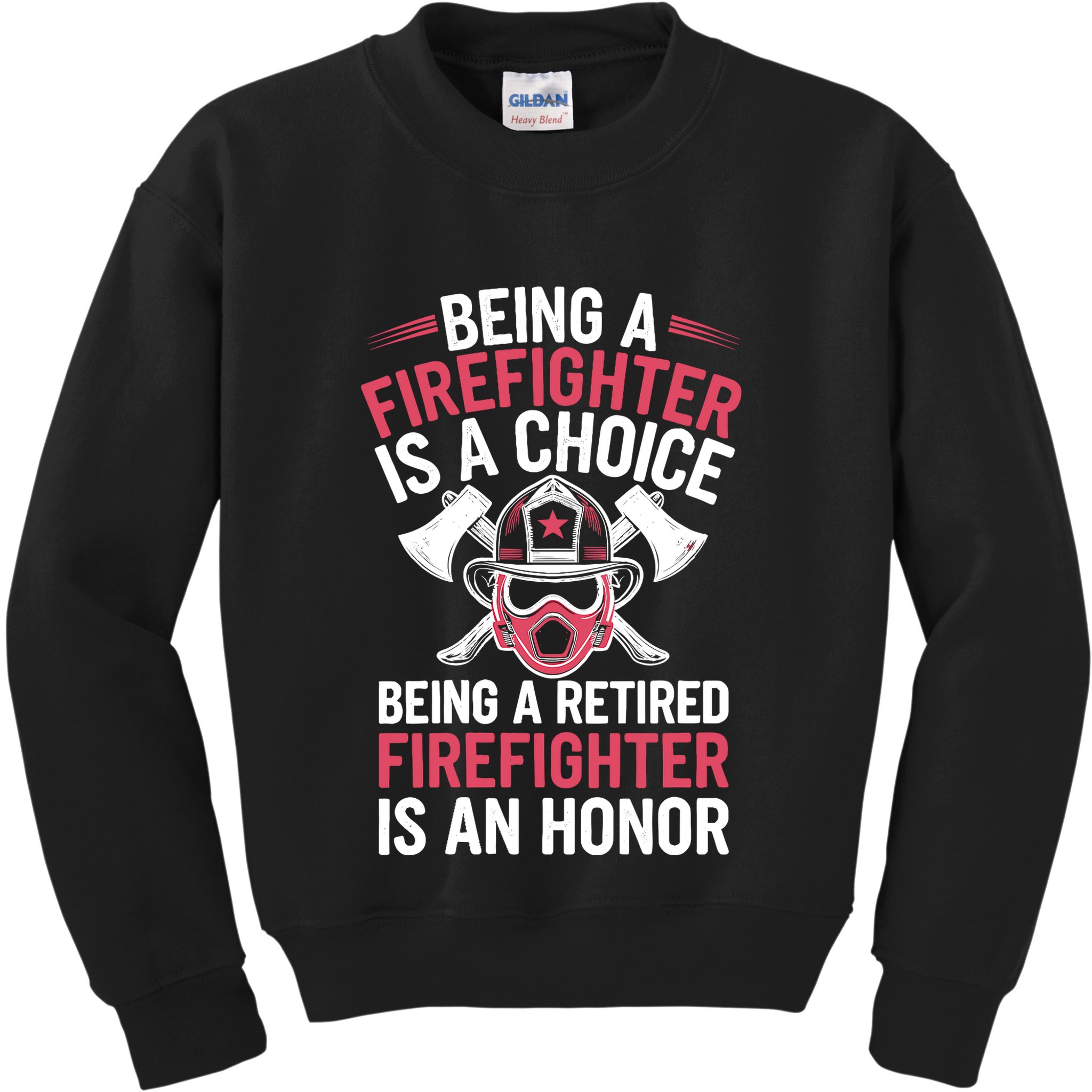 Womens Cool Firefighter Design For Men Women Firemen Firefighter Kids Sweatshirt