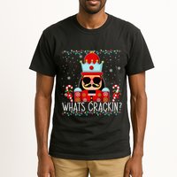 Whats Crackin Funny Christmas Nutcracker Tall T-Shirt