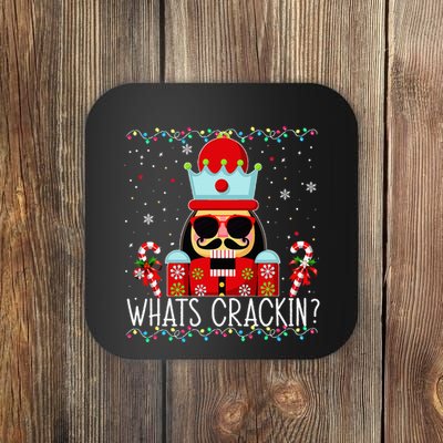 Whats Crackin Funny Christmas Nutcracker Coaster