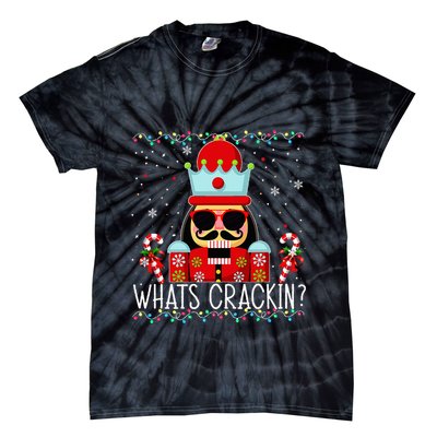 Whats Crackin Funny Christmas Nutcracker Tie-Dye T-Shirt