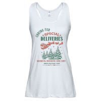 Women Caring For Special Deliveries Nicu Nurse Christmas Ladies Essential Flowy Tank