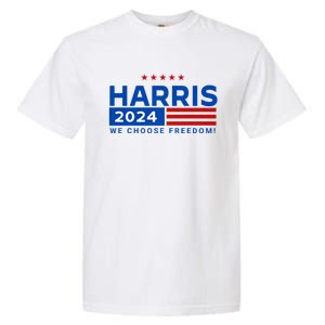 We Choose Freedom Vote Kamala Harris For President 2024 Garment-Dyed Heavyweight T-Shirt