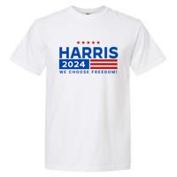 We Choose Freedom Vote Kamala Harris For President 2024 Garment-Dyed Heavyweight T-Shirt