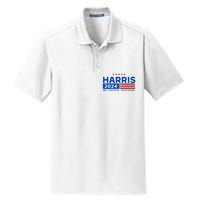 We Choose Freedom Vote Kamala Harris For President 2024 Dry Zone Grid Polo