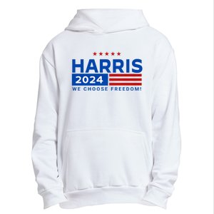 We Choose Freedom Vote Kamala Harris For President 2024 Urban Pullover Hoodie