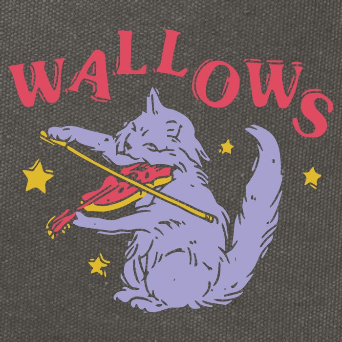 Wallows Cat Fiddle Cotton Canvas Backpack