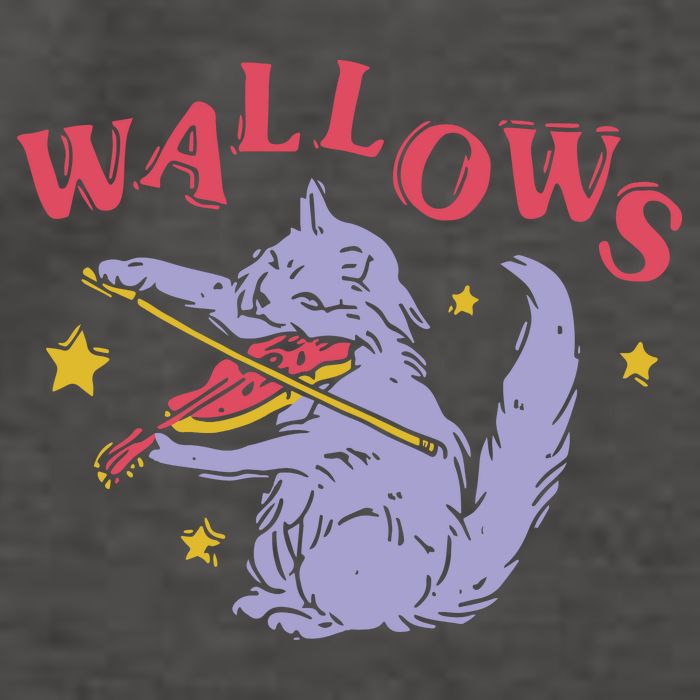 Wallows Cat Fiddle Vector Backpack