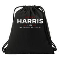 We Choose Freedom Vote Kamala Harris For President 2024 Gift Drawstring Bag